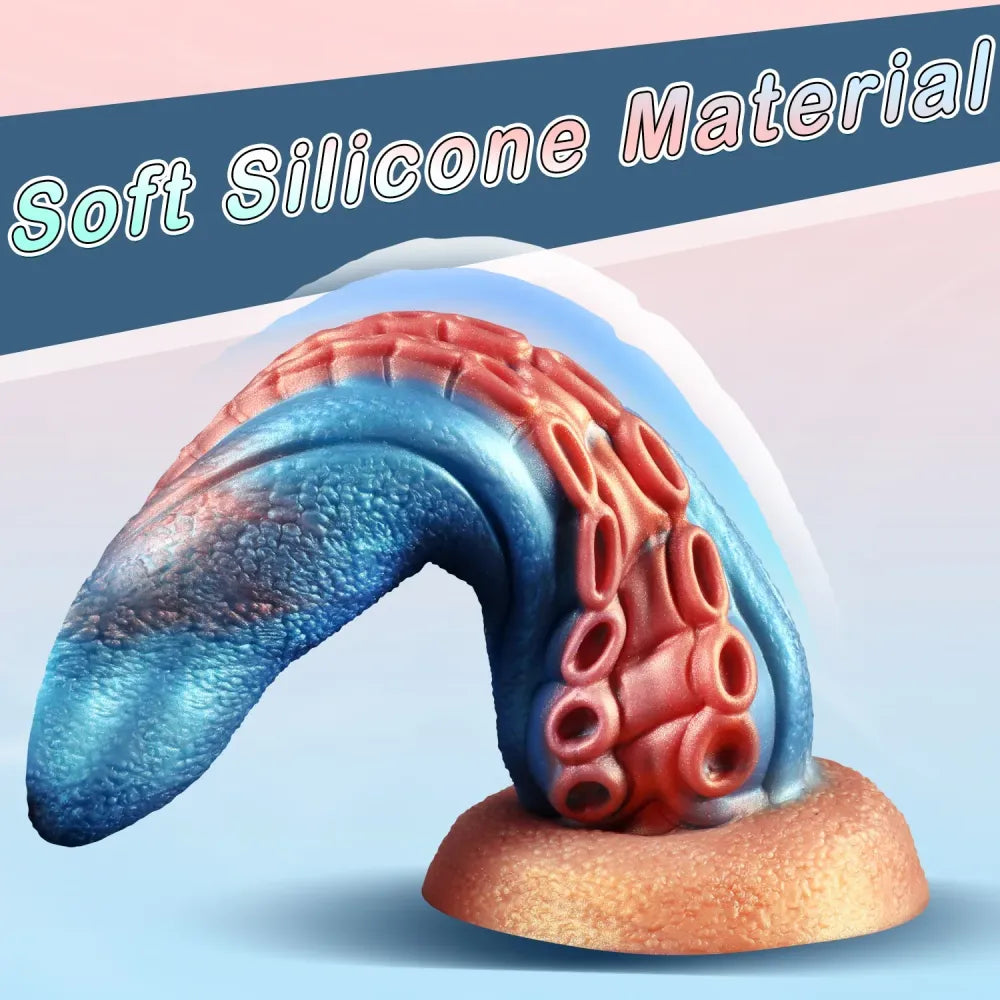 Silicone Octopus Anal Dildo with Suction Cup